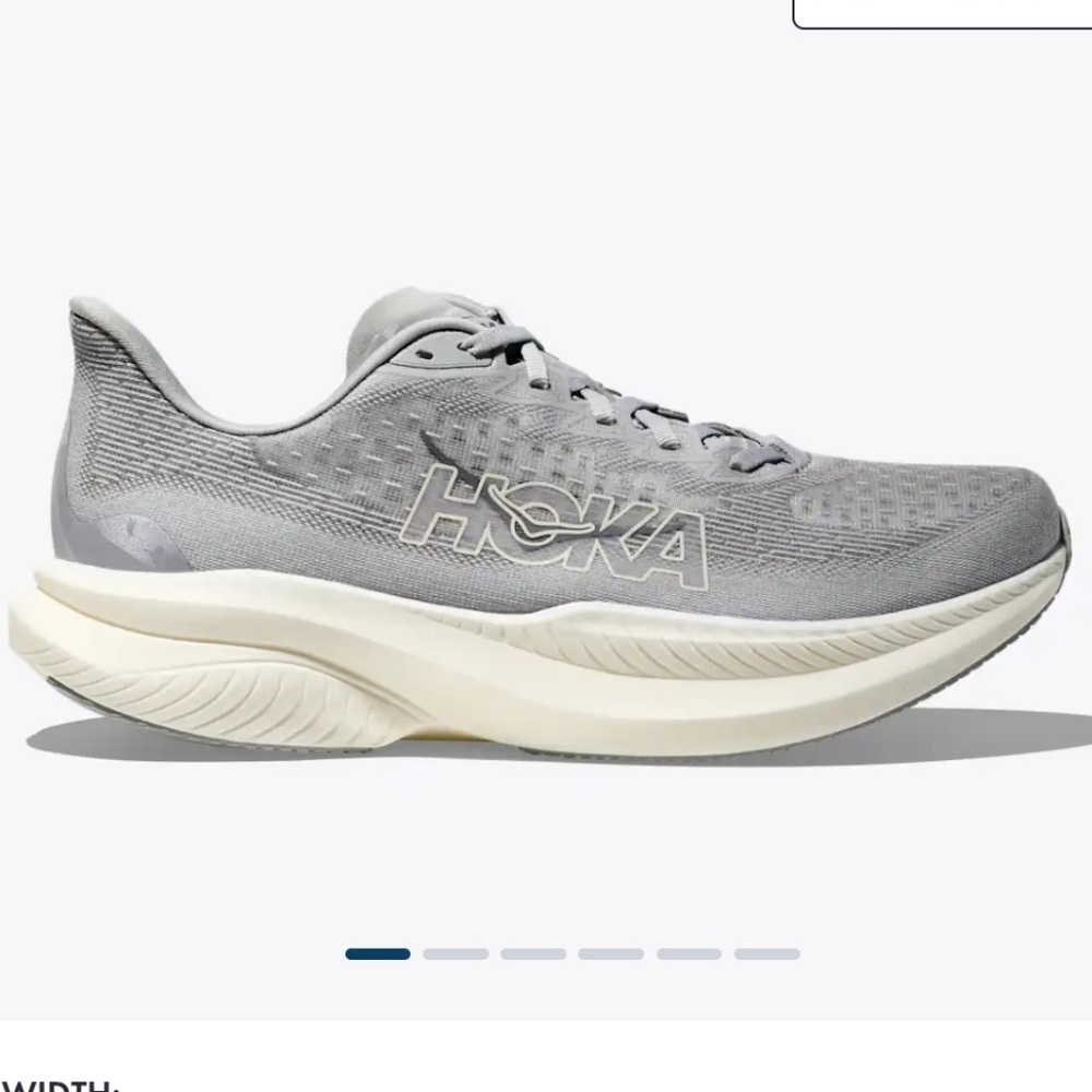 NIB Mens HOKA Mach 6 Size 9